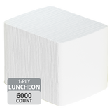 Luncheon Napkins (1-Ply, 10in x 10in, 1/4 Fold), 6000 Napkins