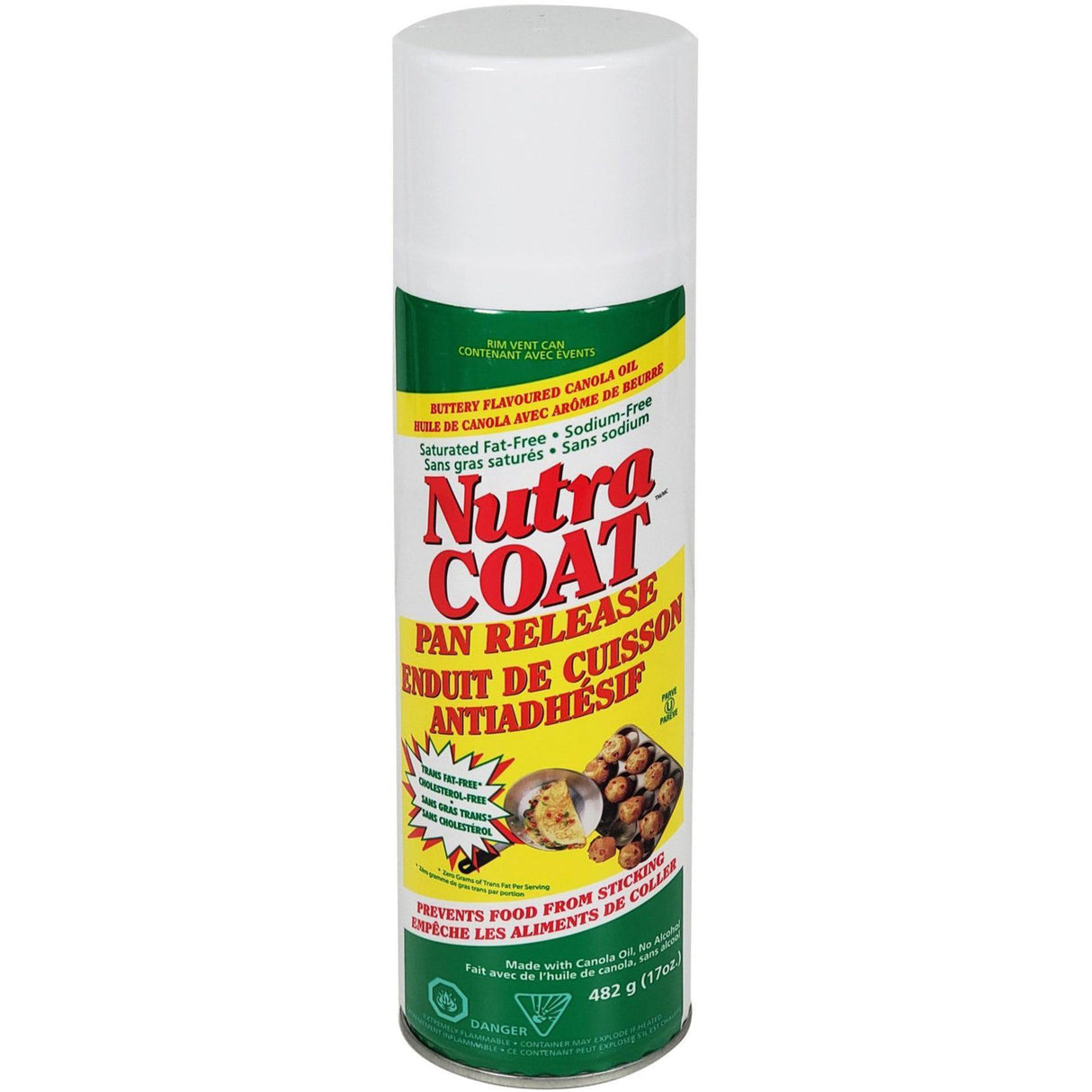 NutraCOAT Non Stick Cooking Spray, 482g - 6 Count