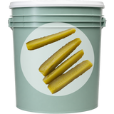 Premium Pickled Cucumber Strip-Cut (Net-10kg), 18L
