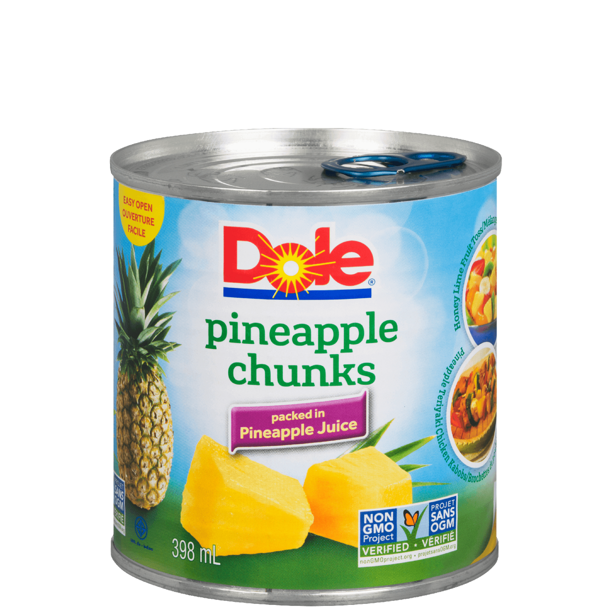 Dole Pineapple Chunks 398mL, 24 Count