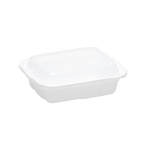 Rectangular PP Container & Lid (16oz, Standard), 150 Count