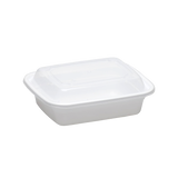 Rectangular PP Container & Lid (16oz, Standard), 150 Count