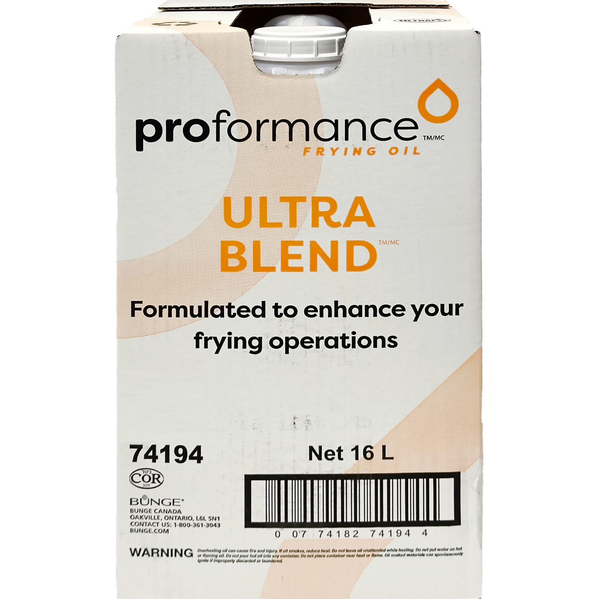 Proformance Frying Oil Ultra Blend High Stability, 16L