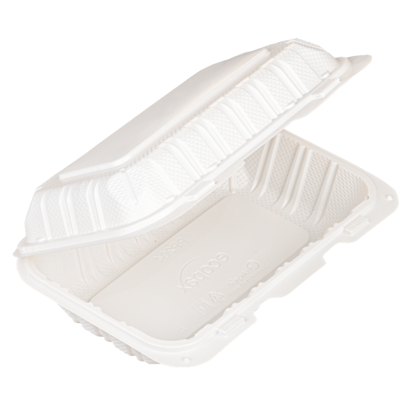 Ecopax PP204 Hinged Container (8.86 x 5.86 x 2.79in), 150 Count