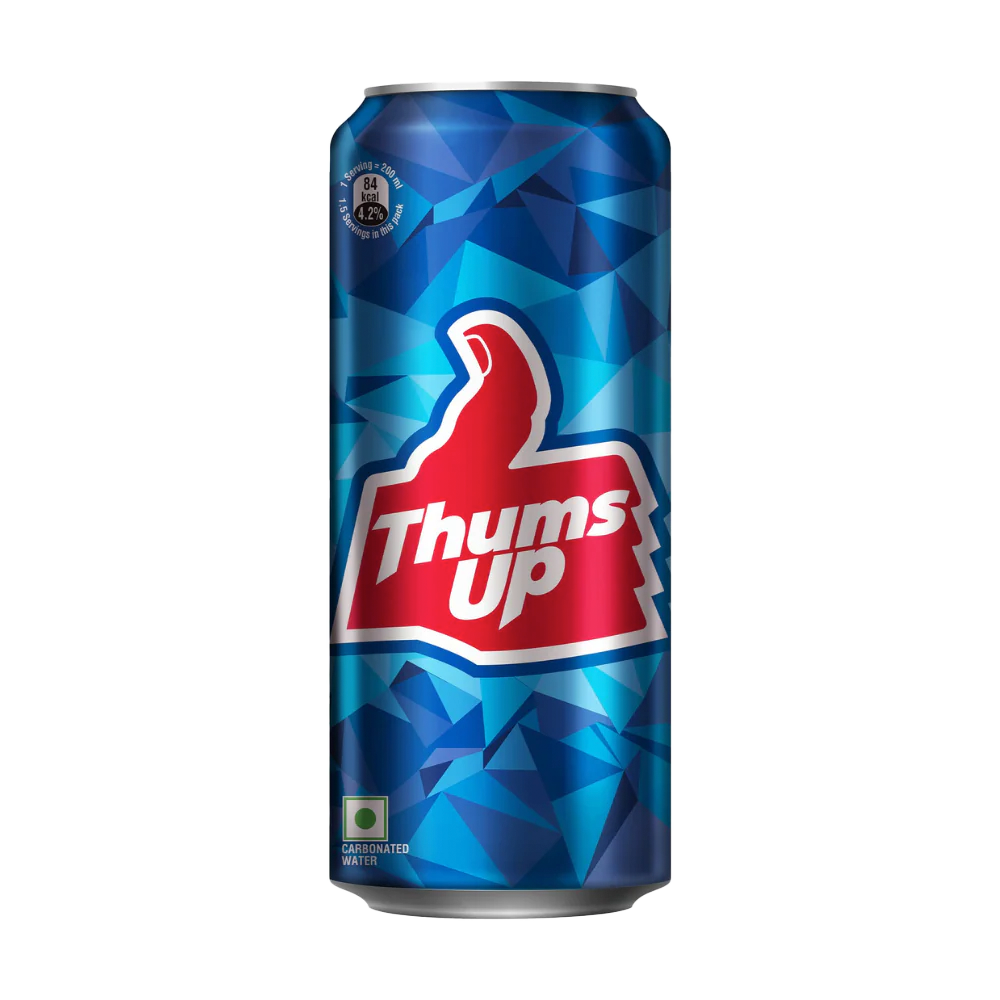 Thumbs Up Soda Drink Cans 300mL, 24 Count