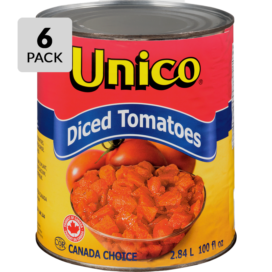 Unico Diced Tomatoes, 2.84L - 6 Count