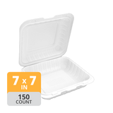 Aybak-71 Hinged PP 1-CompTake-Out (7 x 8 x 2.8in), 150 Count
