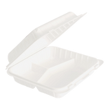 Aybak-83 Hinged PP 3-Comp Take-Out (8 x 8 x 3in), 150 Count