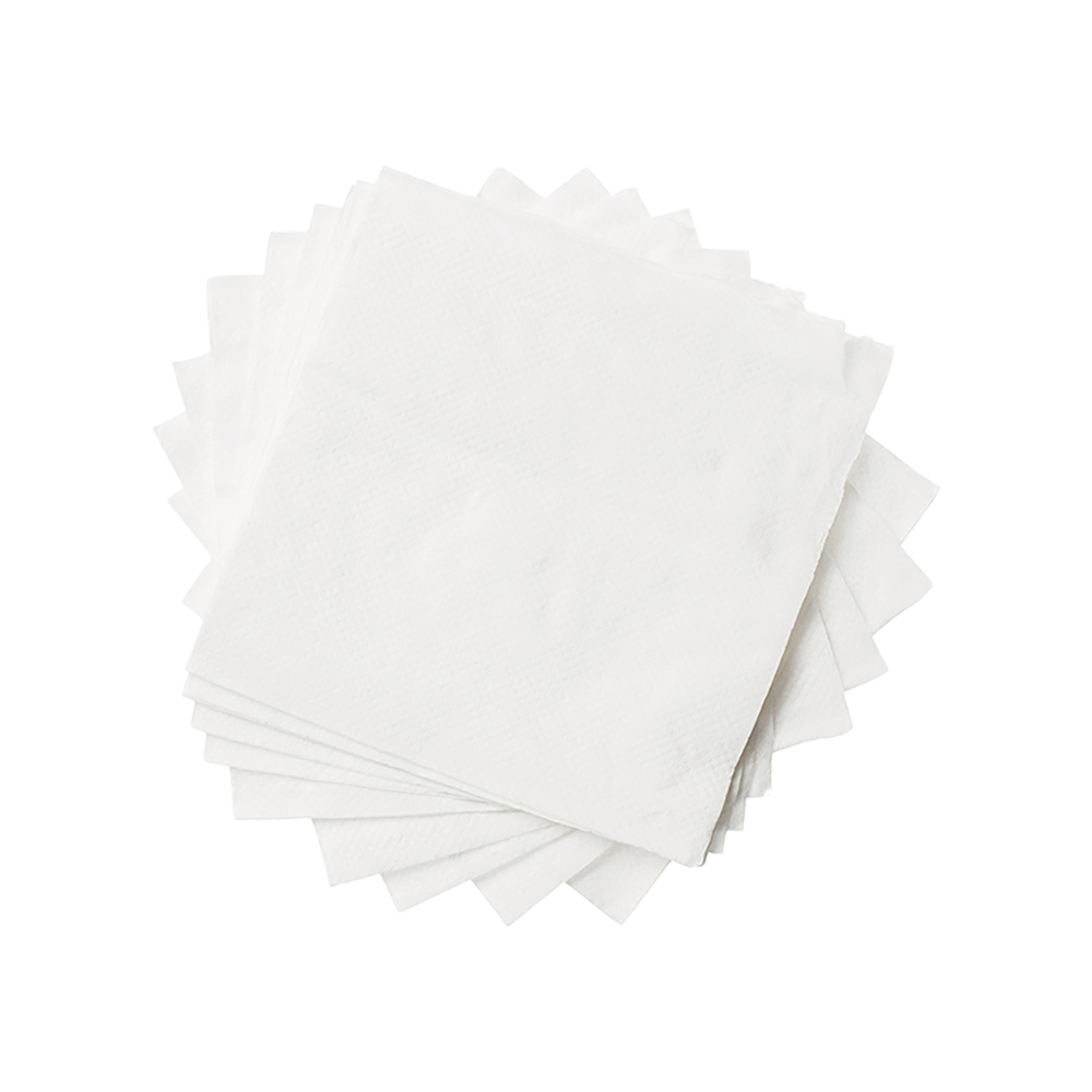 MPI Beverage Napkins (1-Ply, White), 4000 Count