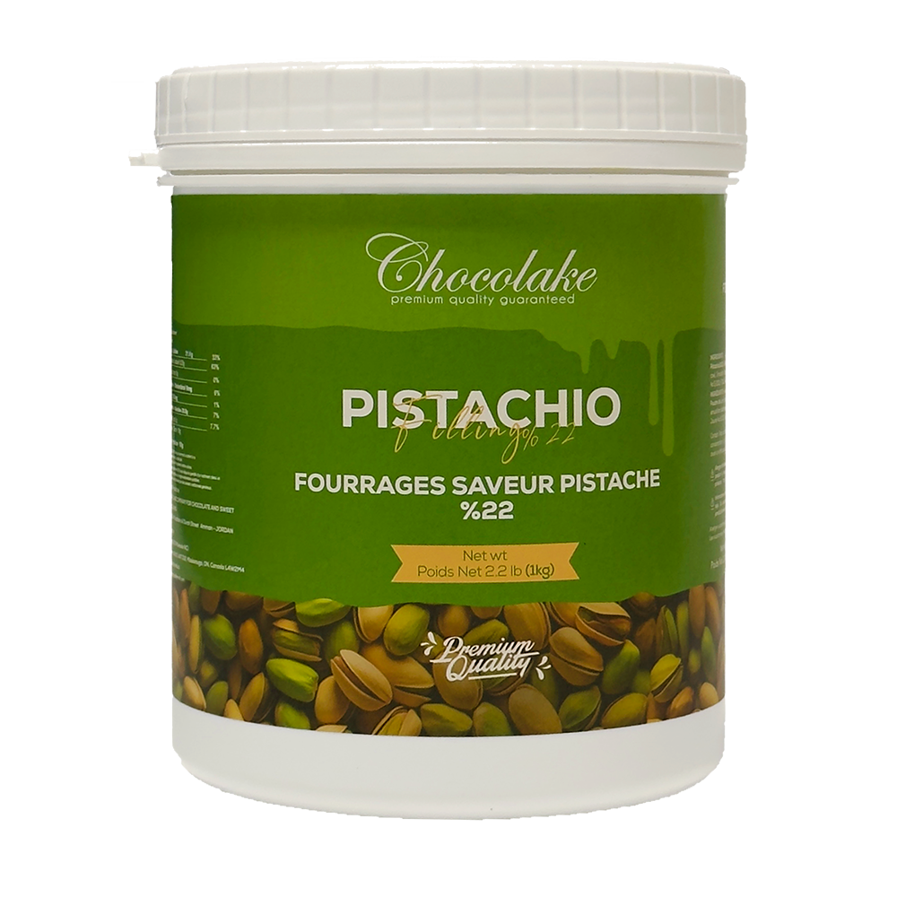 Chocolake Pistachio Filling (22%), 1kg