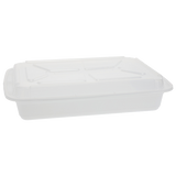 Rectangular PP Container & Lid (58oz, Premium), 150 Count