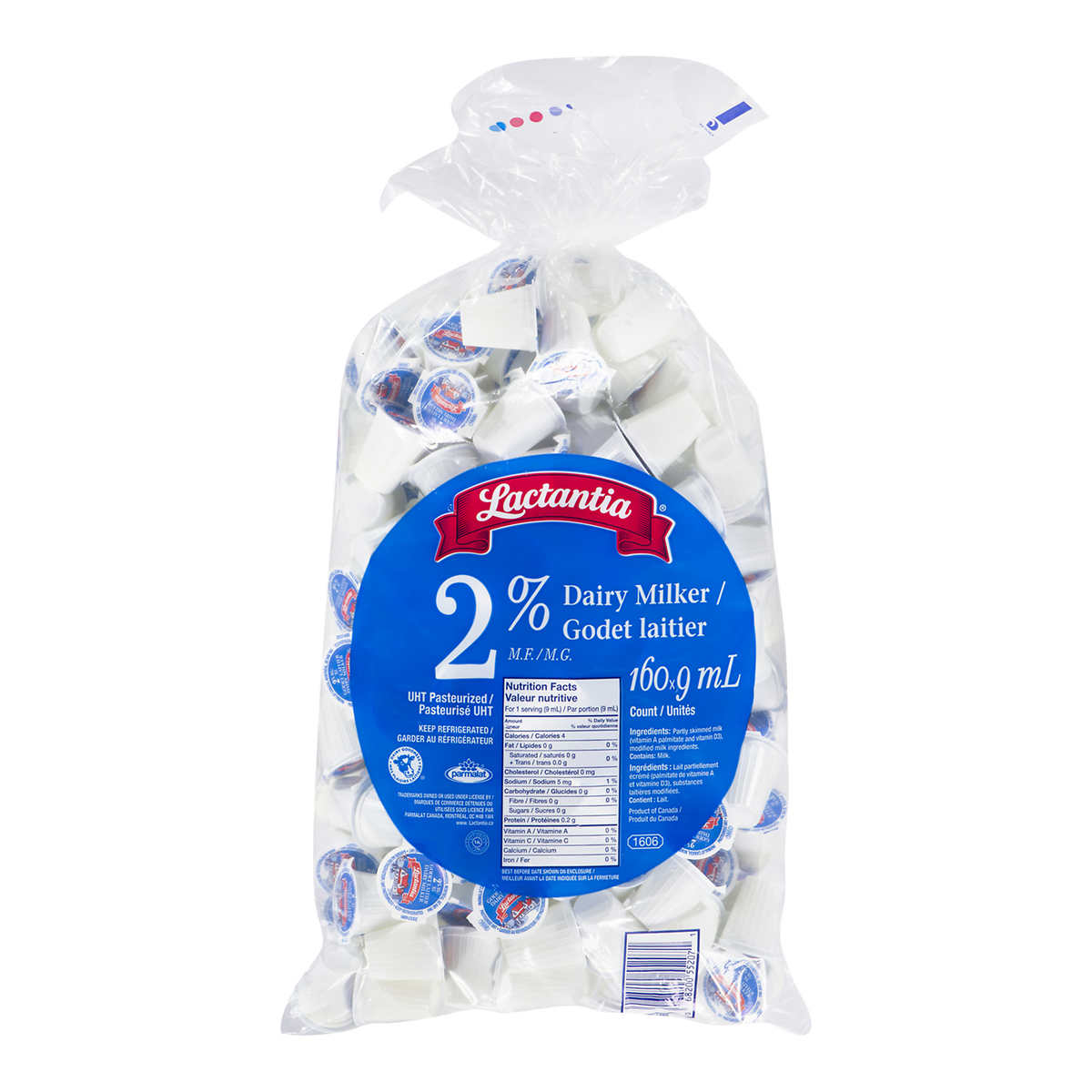 Lactantia Milker (2% M.F., Skimmed), 9mL - 160 Count