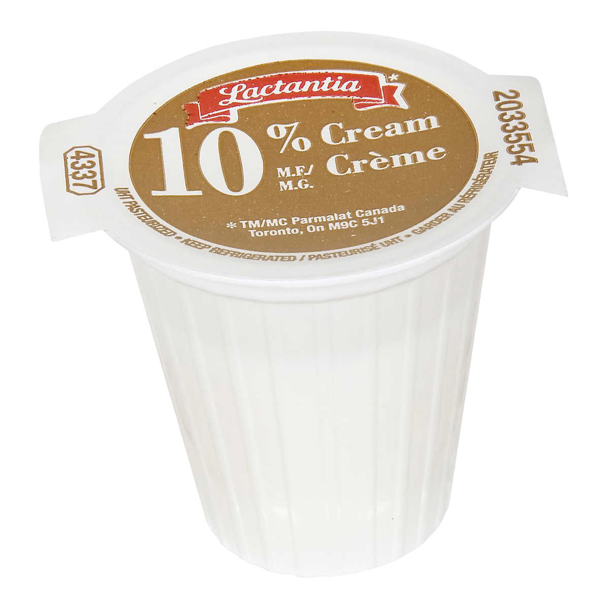 Lactantia Creamer (10%M.F., Half & Half), 9mL - 160 Count