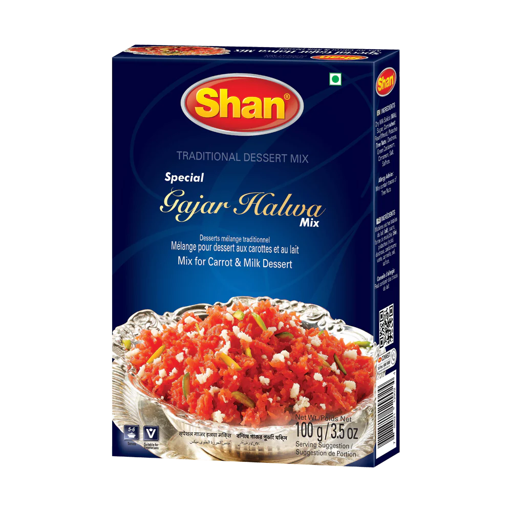 Shan Dessert Mix Gajar Halwa 100g, 6 Count