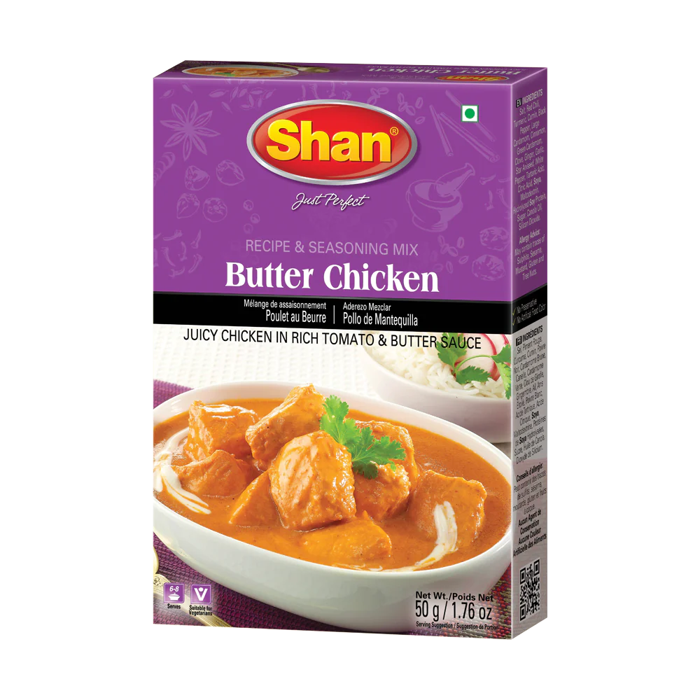 Shan Butter Chicken Mix 60g, 6 Count