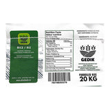 Gedik Rice Parboiled Long Grain, 20kg
