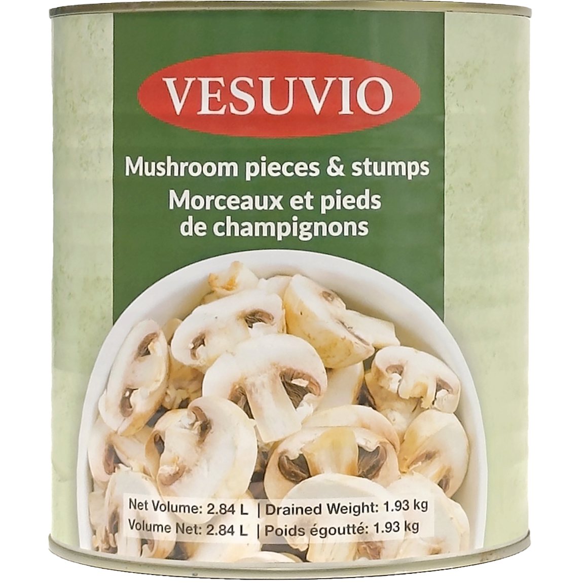 Mushroom Pieces & Stems 2.84L, 6 Count