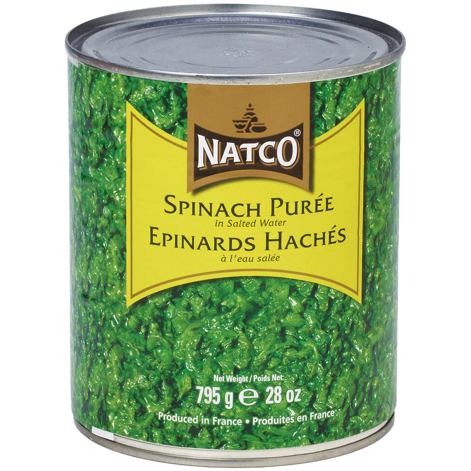 Natco Spinach Puree 794g, 12 Count