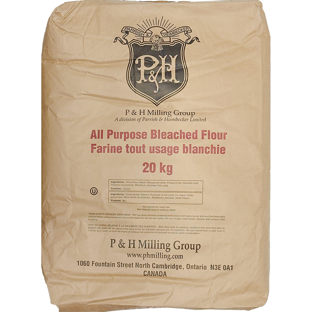 P&H Milling All-Purpose Flour, Bleached - 20kg