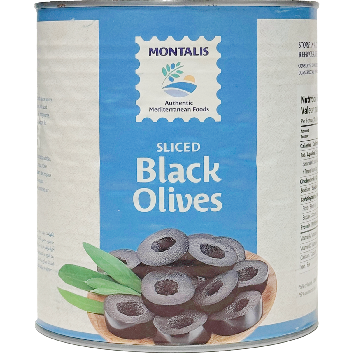 Olive Black Slices, 2.84L