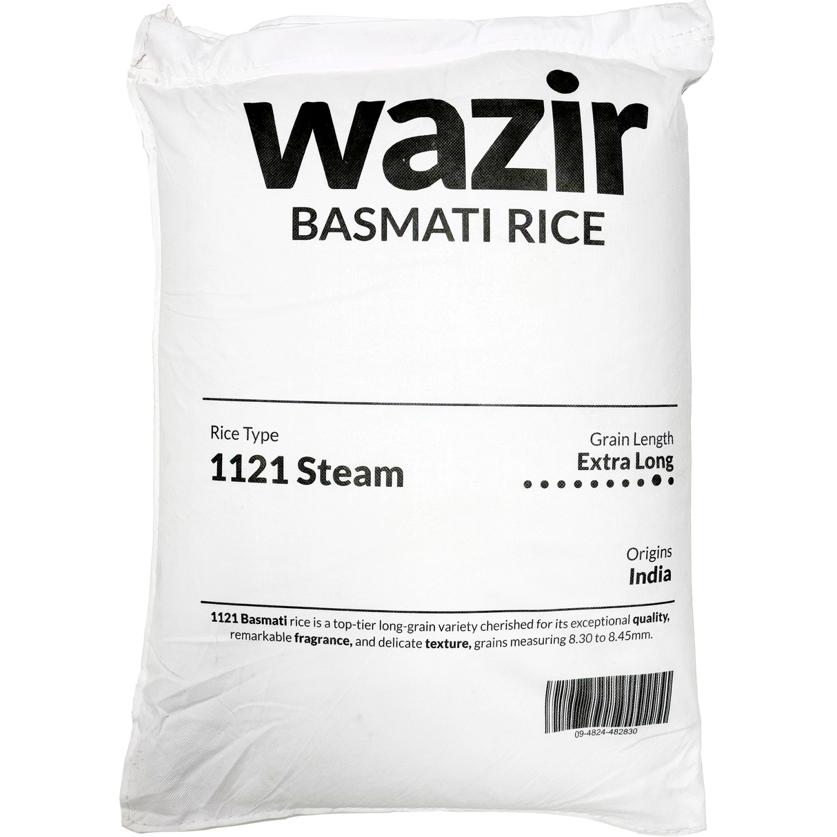 Wazir Premium Basmati 1121 Rice, 40lb/18.1kg