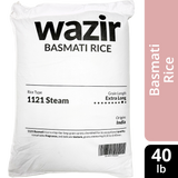 Wazir Premium Basmati 1121 Rice, 40lb/18.1kg