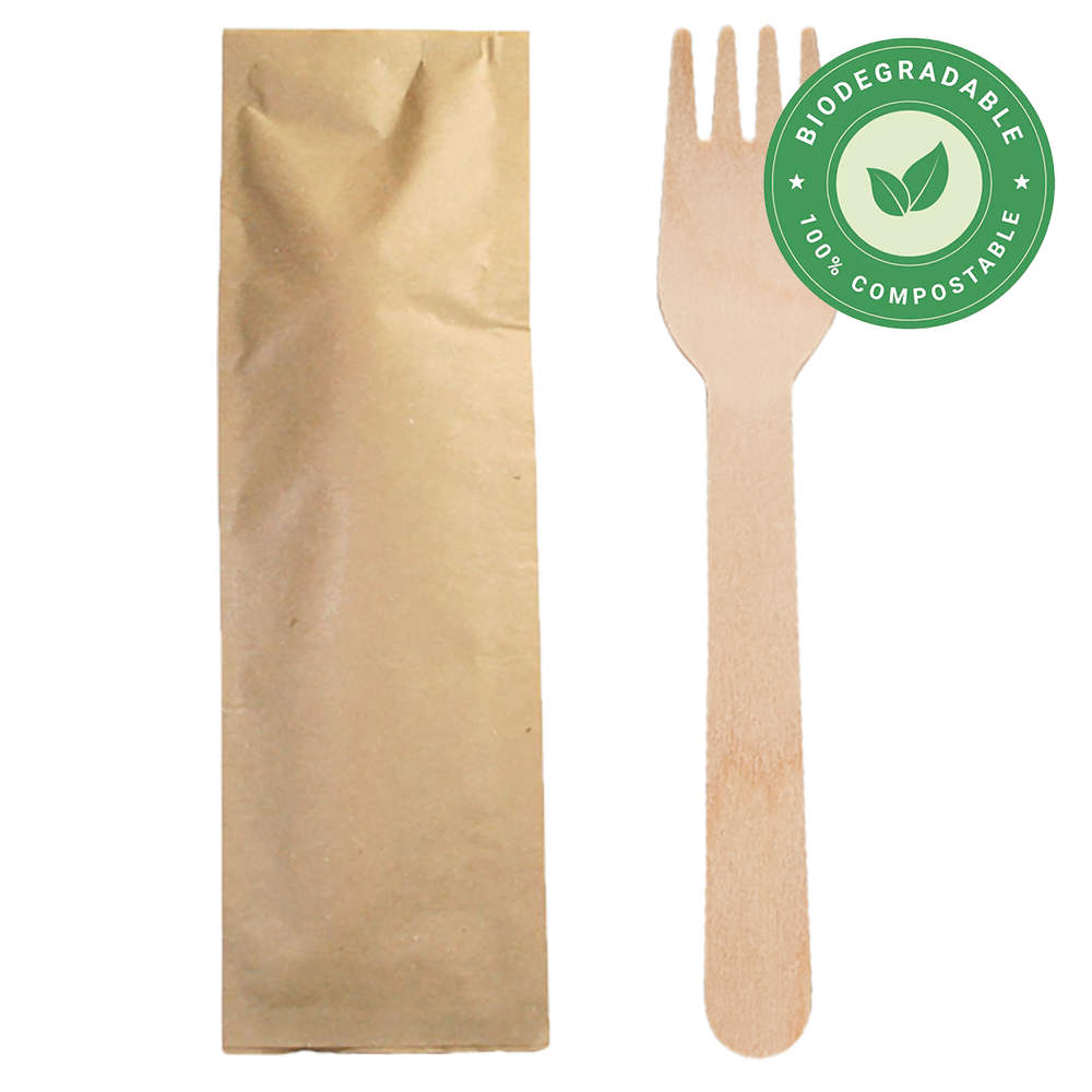 Wooden Fork (Wrapped), 1000 Count