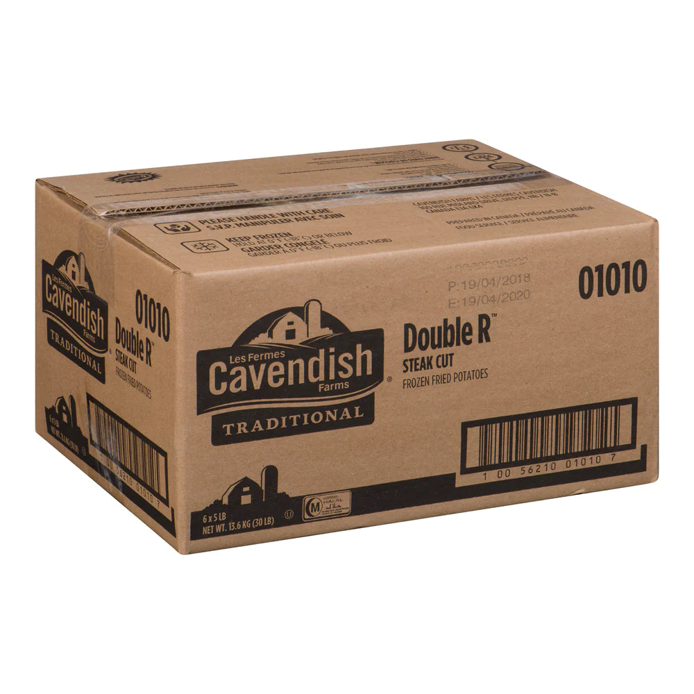 Cavendish Frz Fries Drouble R Steak Cut, 2.27kg - 6 Count