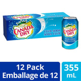 Canada Dry Club Soda Cans 355mL, 12 Count