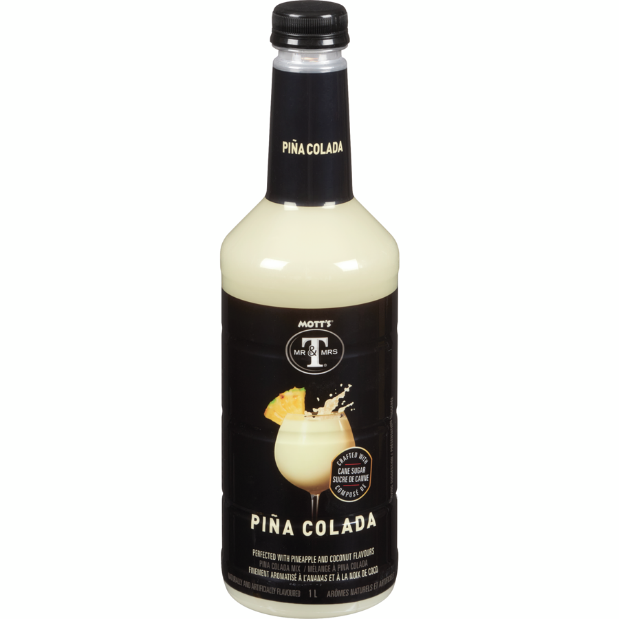 Mott's Mr & Mrs T Pina Colada Mix, 1L - 6 Count