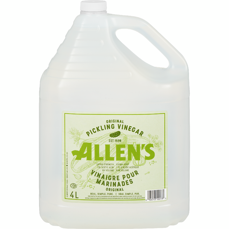 Allen’s Pickling Vinegar 7% Acetic 4L