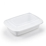 Rectangular PP Container & Lid (28oz, Standard), 150 Count