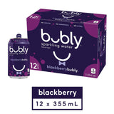 Blackberry Sparkling Water 355mL - 12pk