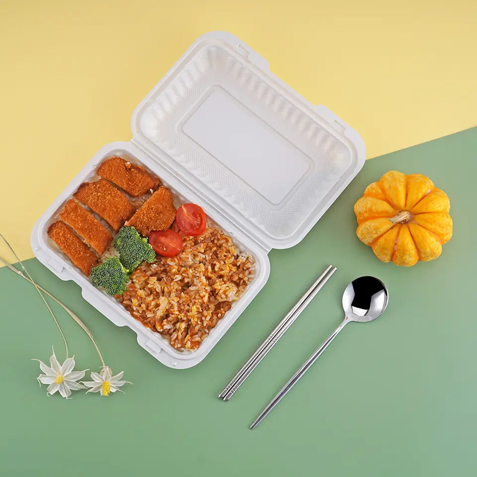 LR EP-28 Hinged PP Take-Out 28oz 9x6x2.5 - 150pk