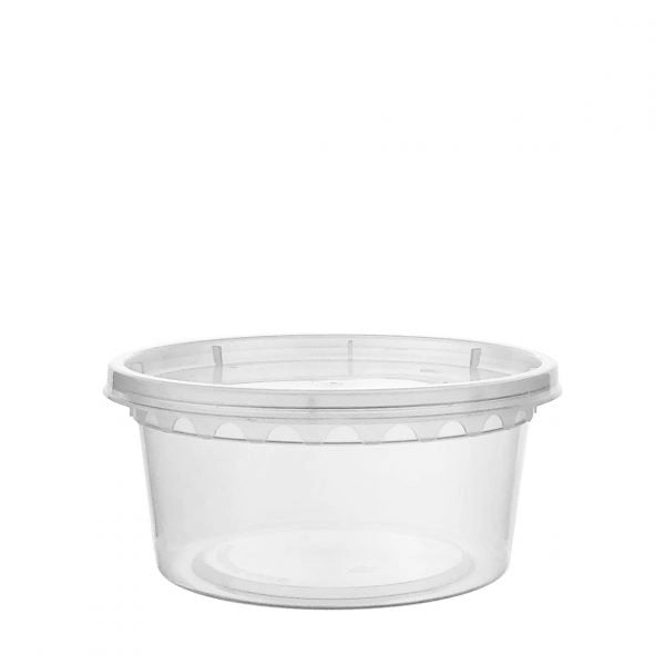 Deli PP Container & Lid (12oz, Heavy), 240 Count