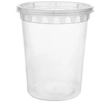 Deli PP Container & Lid (32oz, Heavy), 240 Count