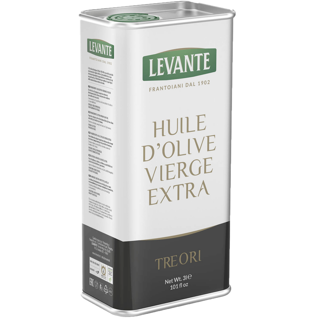 Levante Tre-Ori Extra Virgin Olive Oil, 3L