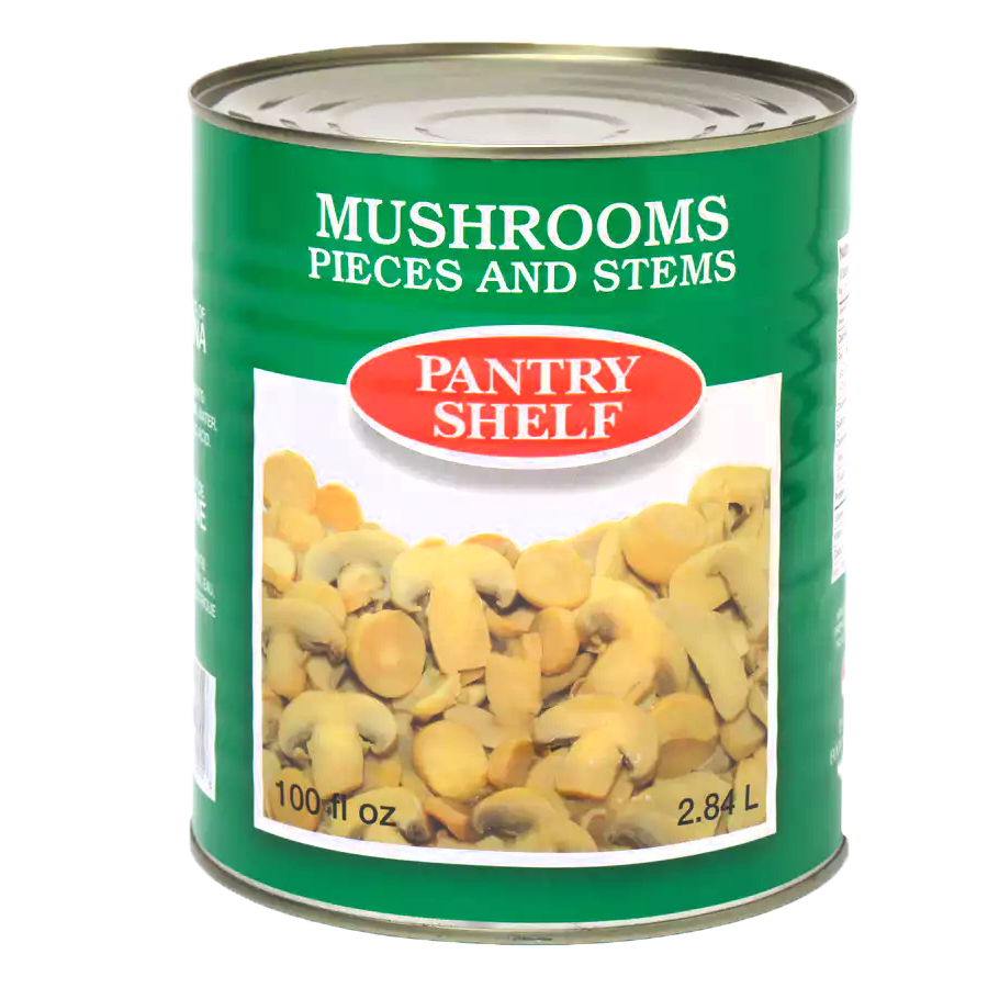 Mushroom Pieces & Stems 2.84L, 6 Count