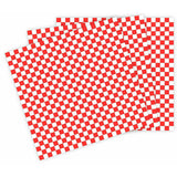 Premium Basket Liners Red Checkered (14in x 14in), 1000 Count