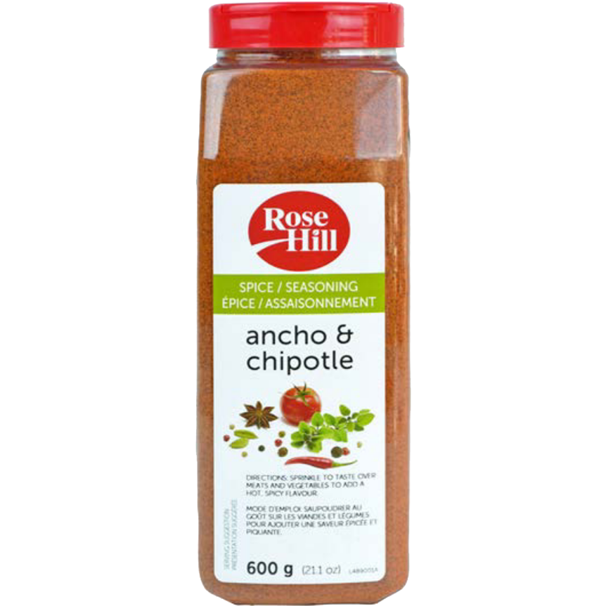 Rose Hill Ancho & Chipotle Seasoning, 600g