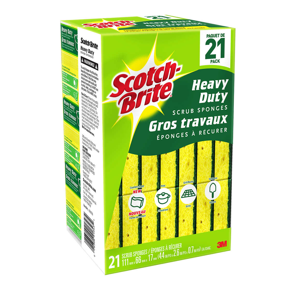 Scotch-Brite Heavy Duty Scrub Sponges