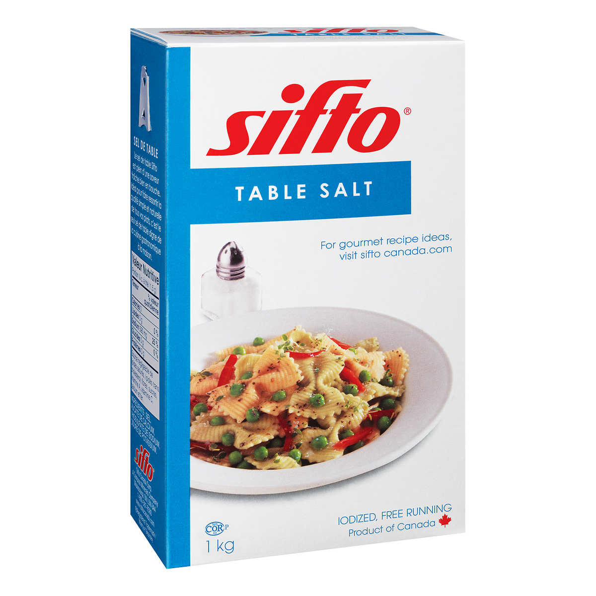 Sifto Table Salt 1kg, 3 Count