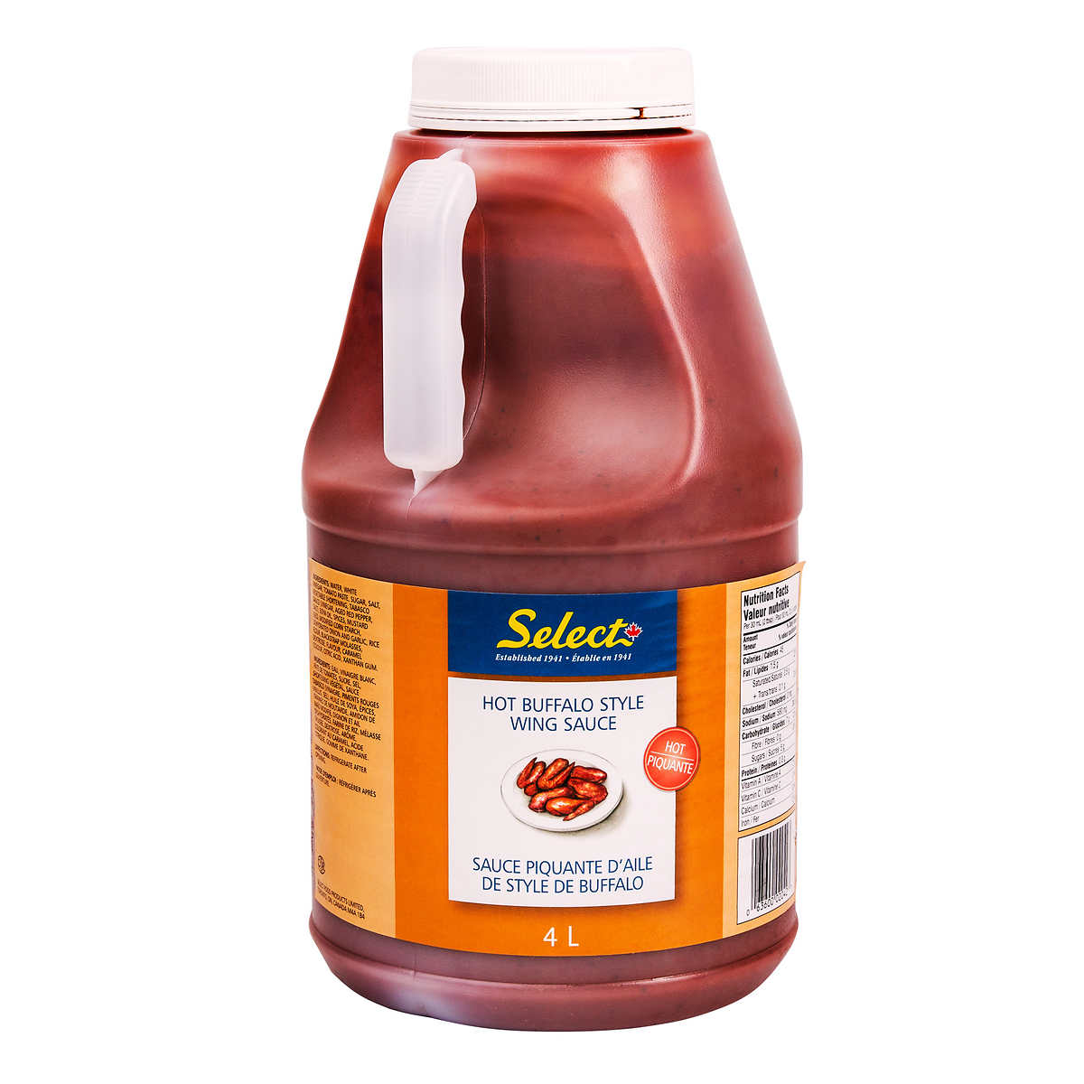 Select Buffalo Style Hot Wing Sauce 4L