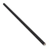Paper Straw 8in Wrapped Black 250bx