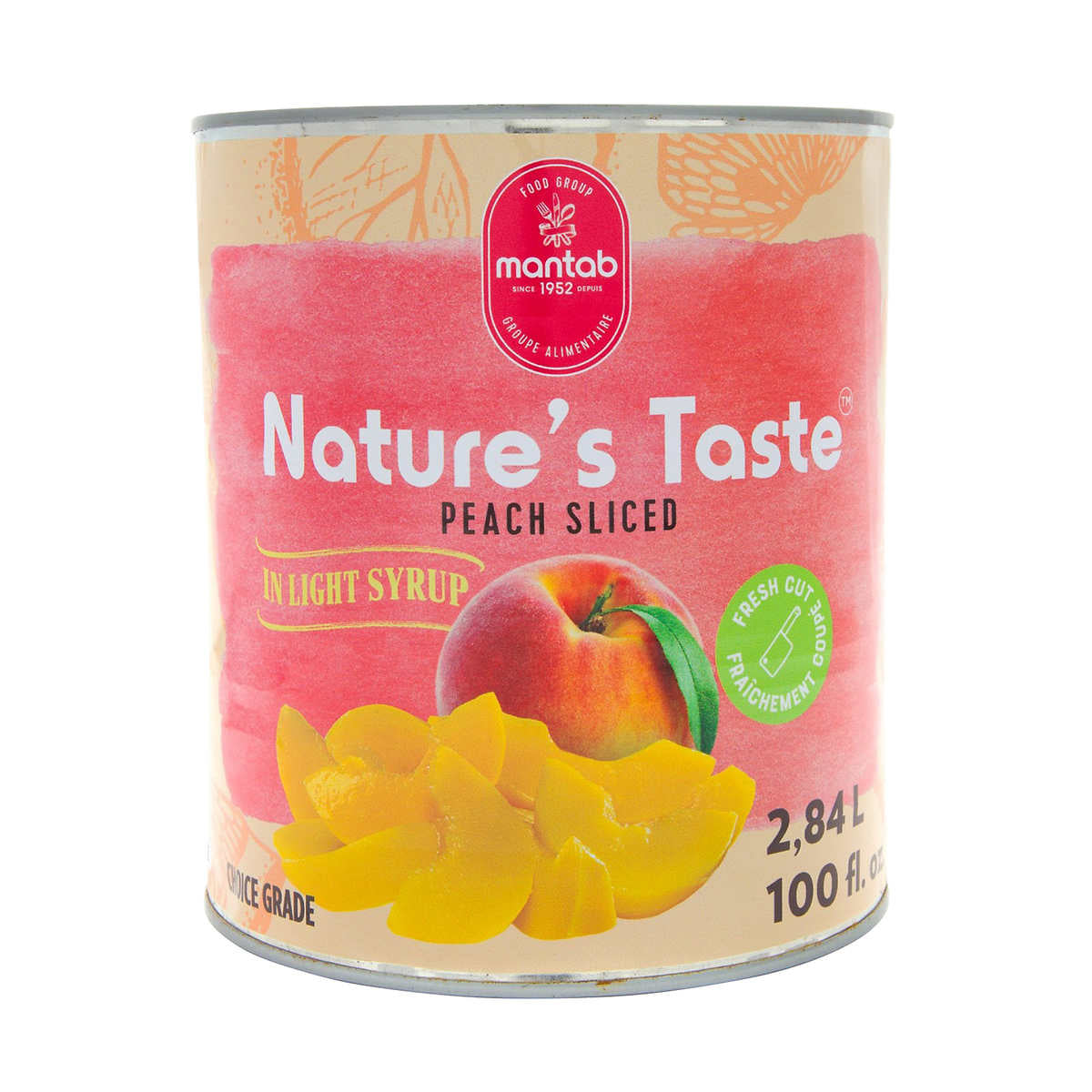 Peach Slices in Light Syrup 6x2.84L