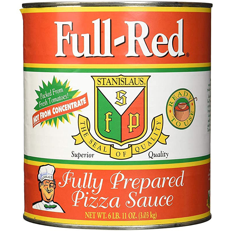 Full Red Fully Prepared Pizza Sauce 2.84L, 6 Count