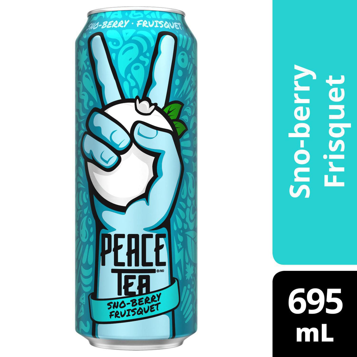 Peace Tea Sno-berry 695mL, 12 Count