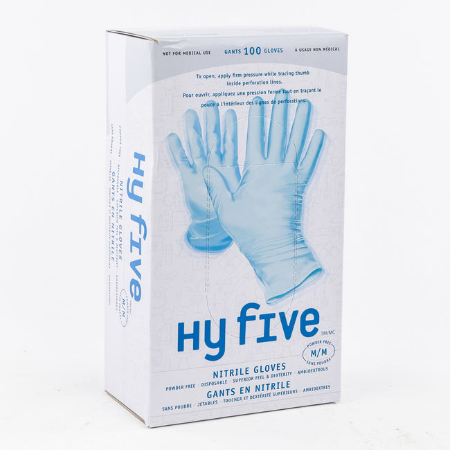 Nitrile Gloves MED Blue - 100/bx