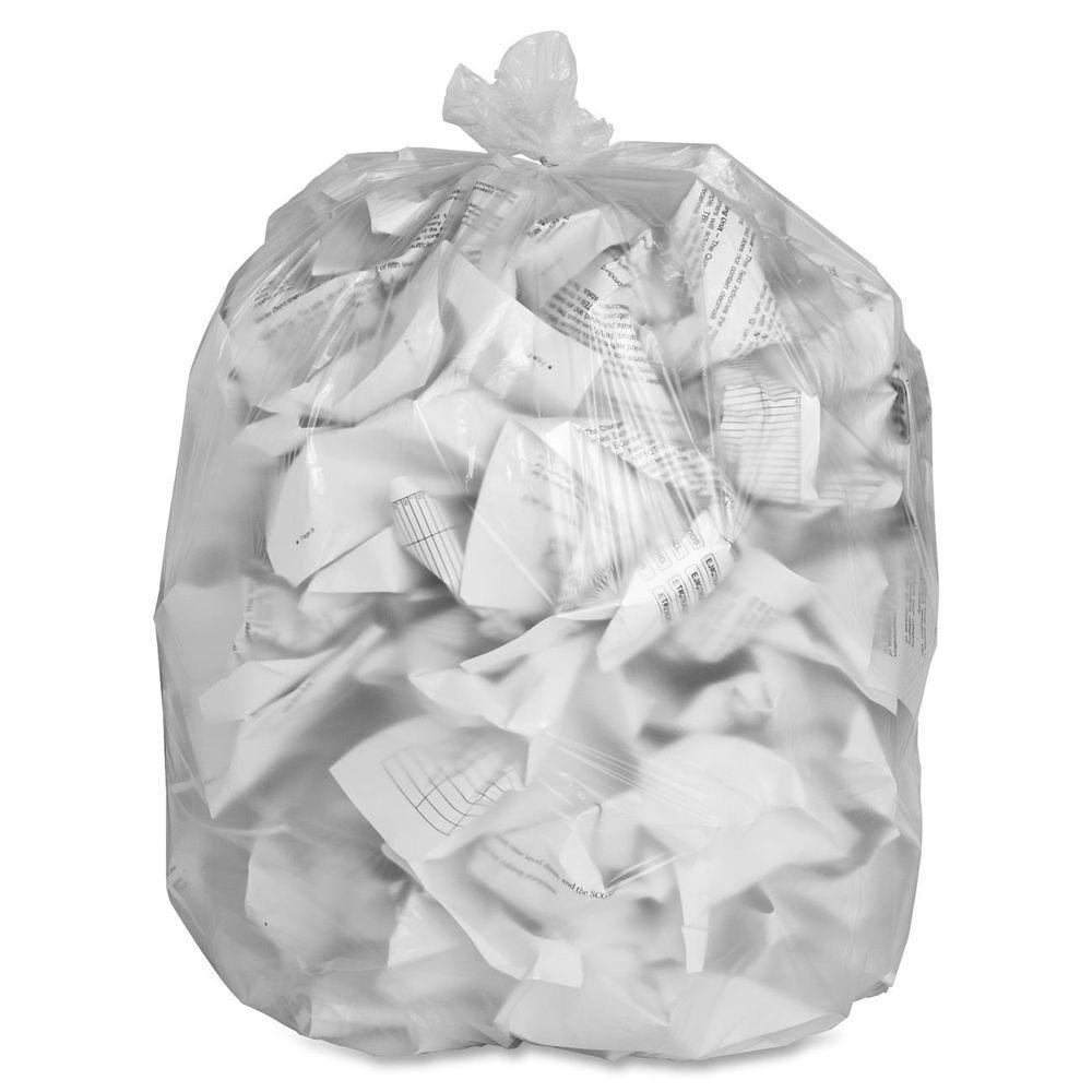 Garbage Bag Clear (Strong, 30in x 38in), 200 Count